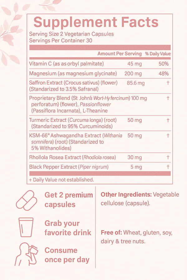 Aschenté - Saffron Capsules
